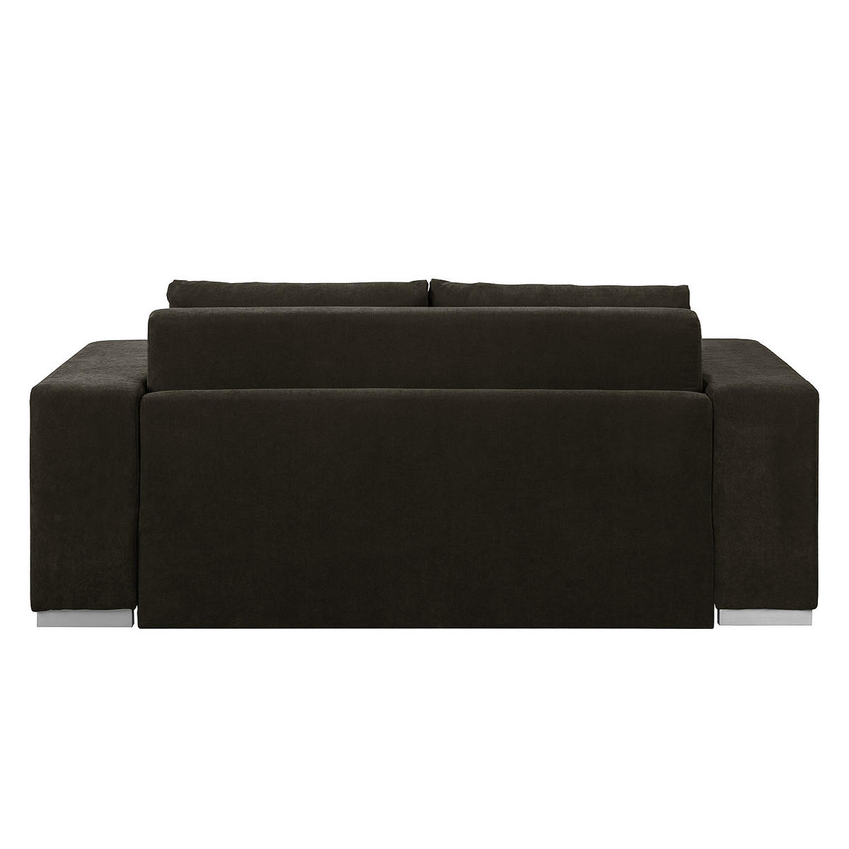 SCHLAFSOFA mit XL Armlehne - Braun, Holz/Textil (216/90/90cm) - home24