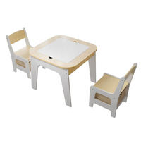 KINDERSITZGRUPPE Milou natur - Naturfarben, Holz (60/50/60cm) - Juskys