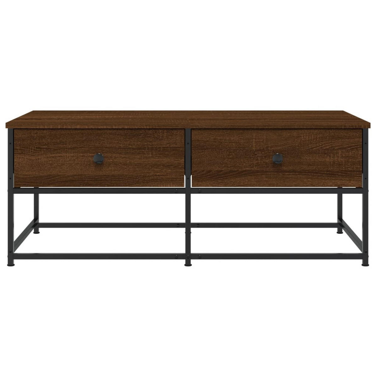 COUCHTISCH Braun Eichen-Optik 100x51x40 cm Holzwerkstoff - Braun, Holzwerkstoff (51/100/40cm) - furnicato