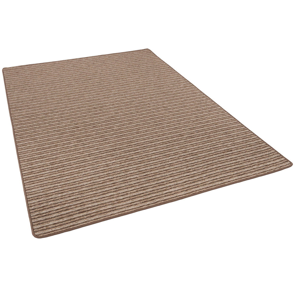 STREIFENBERBER TEPPICH MARTA - Braun, Textil (80/240cm) - Snapstyle