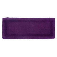 BADEMATTE 40/100 cm, 100% Baumwolle, wendbar - Lila, Textil (40/100cm) - Homescapes