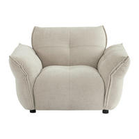 SESSEL mit gerader Rückenlehne - 1 Person - Stoff - Beige - - Beige, Textil (120/79/89cm) - Vente-Unique