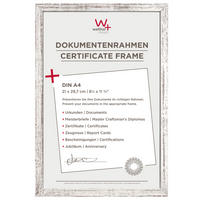 BILDERRAHMEN Peppers Holzrahmen 21x29,7 Silber - Silberfarben, Holzwerkstoff (22.9/32/1.5cm) - walther design