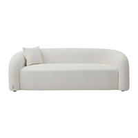 SOFA ohne Schlafmöglichkeit - 3 Personen - Stoff - Weiß - - Weiß, Textil (220/75/91cm) - Vente-Unique