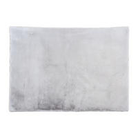 WOHNZIMMERTEPPICH - 230 cm x 160 cm - stoff - hellgrau Bunny - Hellgrau, Textil (230/160cm) - Vente-Unique