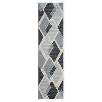 KURZFLOR-TEPPICH Bonito 7167 Grau 80x300 cm - Grau, Textil (80/300cm) - carpet city