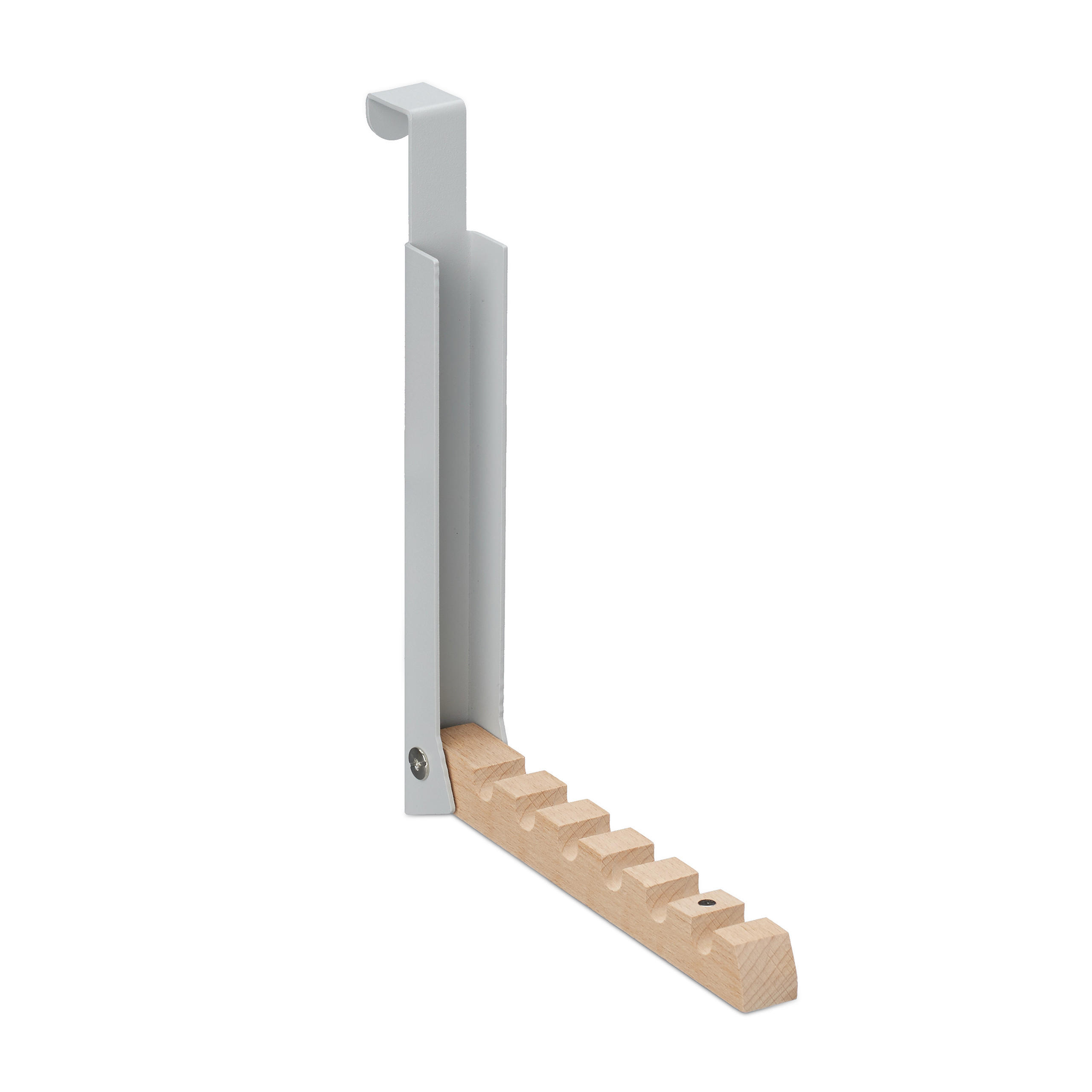 DÖRRKROK Grå naturfärgad fällbar metall Multicolor 21/2.5/18 cm