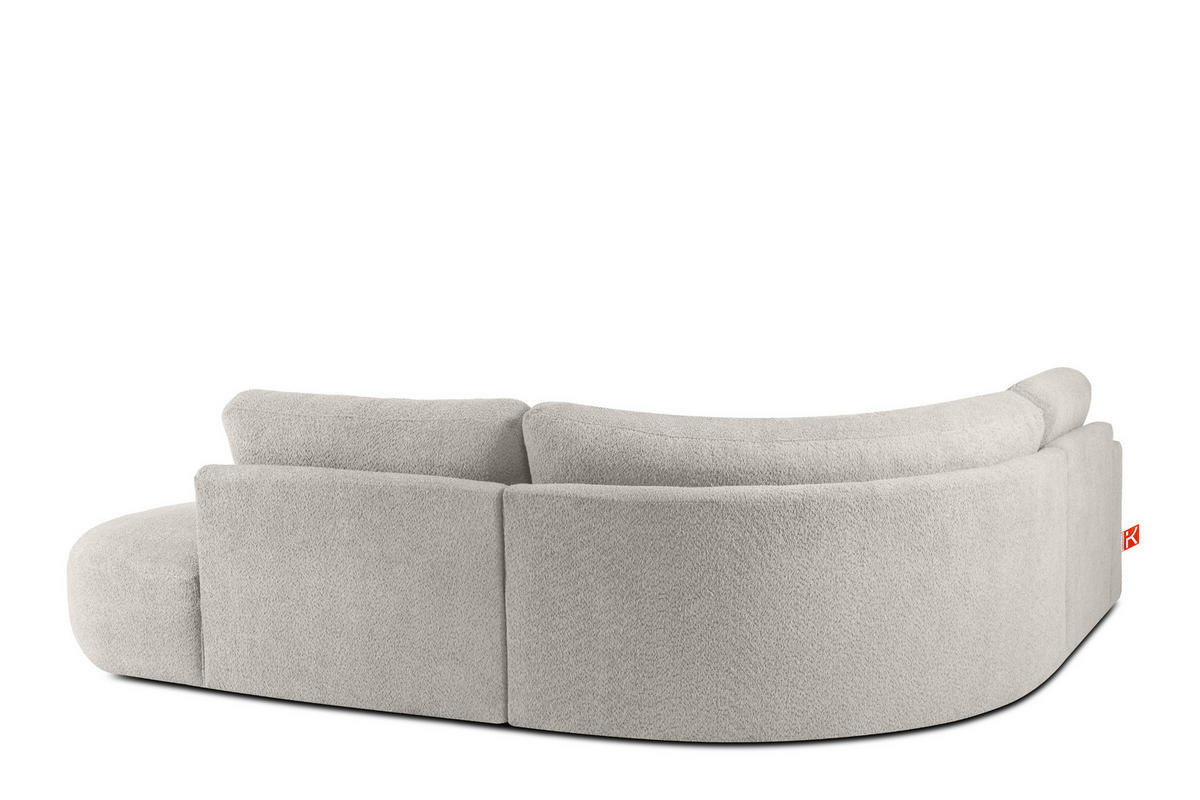 ECKSOFA RECHTS ZUCCO, Braun - Braun, Holz/Holzwerkstoff (224/293cm) - KONSIMO®