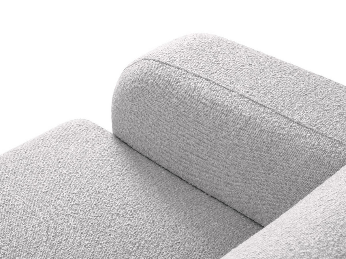 ECKSOFA rechts Molino aus Boucle hellgrau 6 Sitzplätze - Hellgrau, Textil (250/315cm) - Micadoni