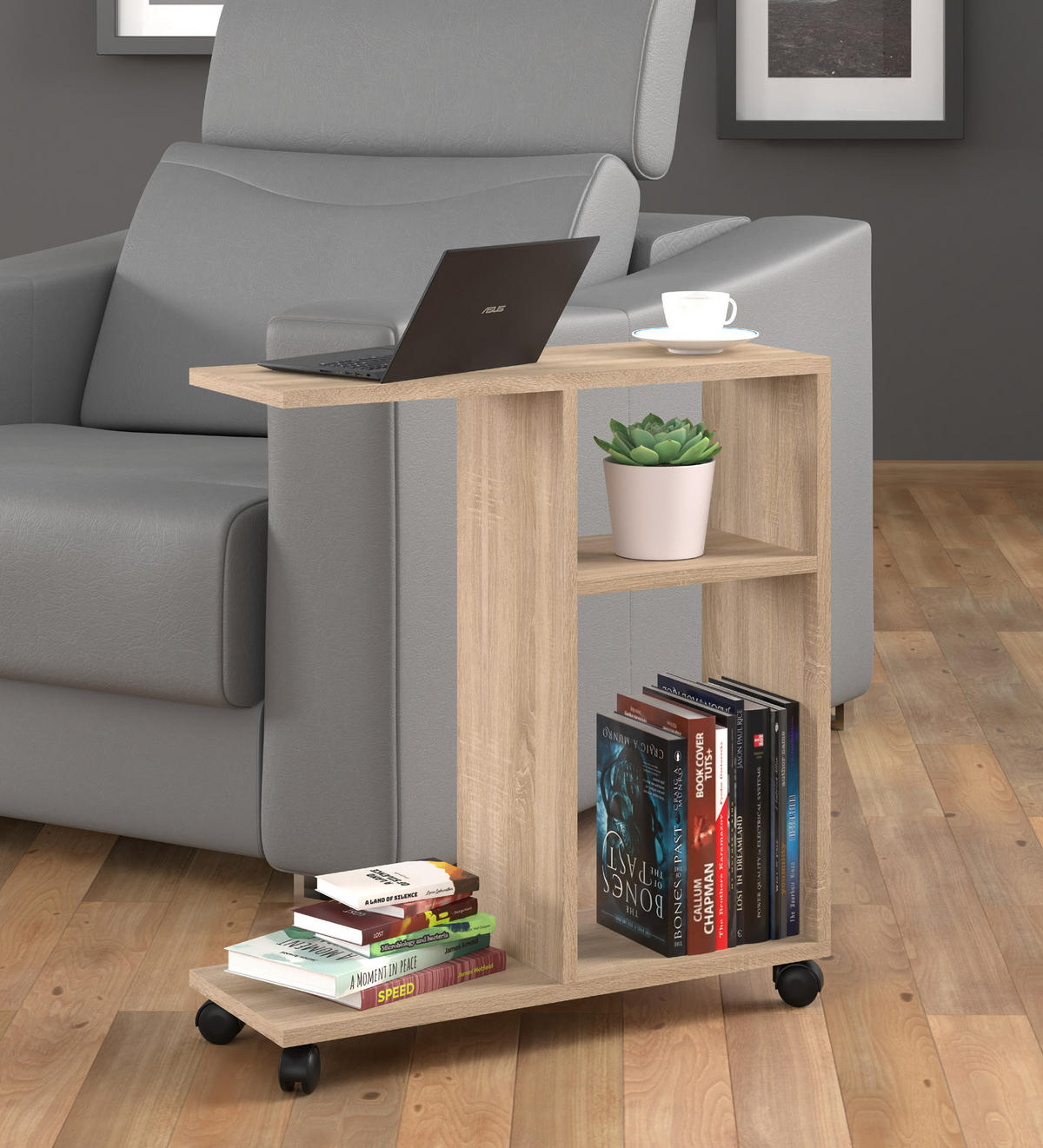 COUCHTISCH Sonoma Eiche 60/65/22 - Sonoma Eiche, Holzwerkstoff (22/60/65cm) - RAUMHIRSCH FURNITURE
