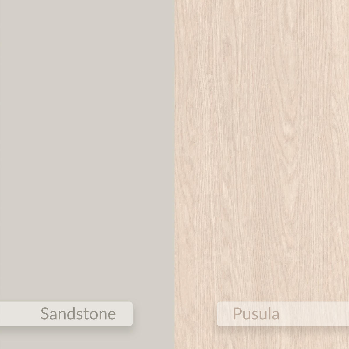 BÜCHERREGAL Mito Helle Eiche Sandstein 108,5/25,5/161 cm - Multicolor, Holzwerkstoff (108.6/160.8/25.3cm) - Decortie