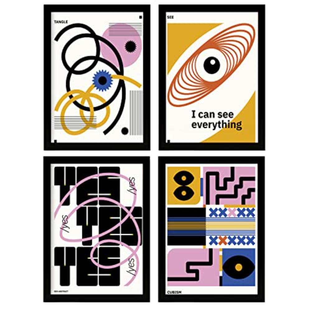 Nacnic Poster Schwarz 29.7x3 cm