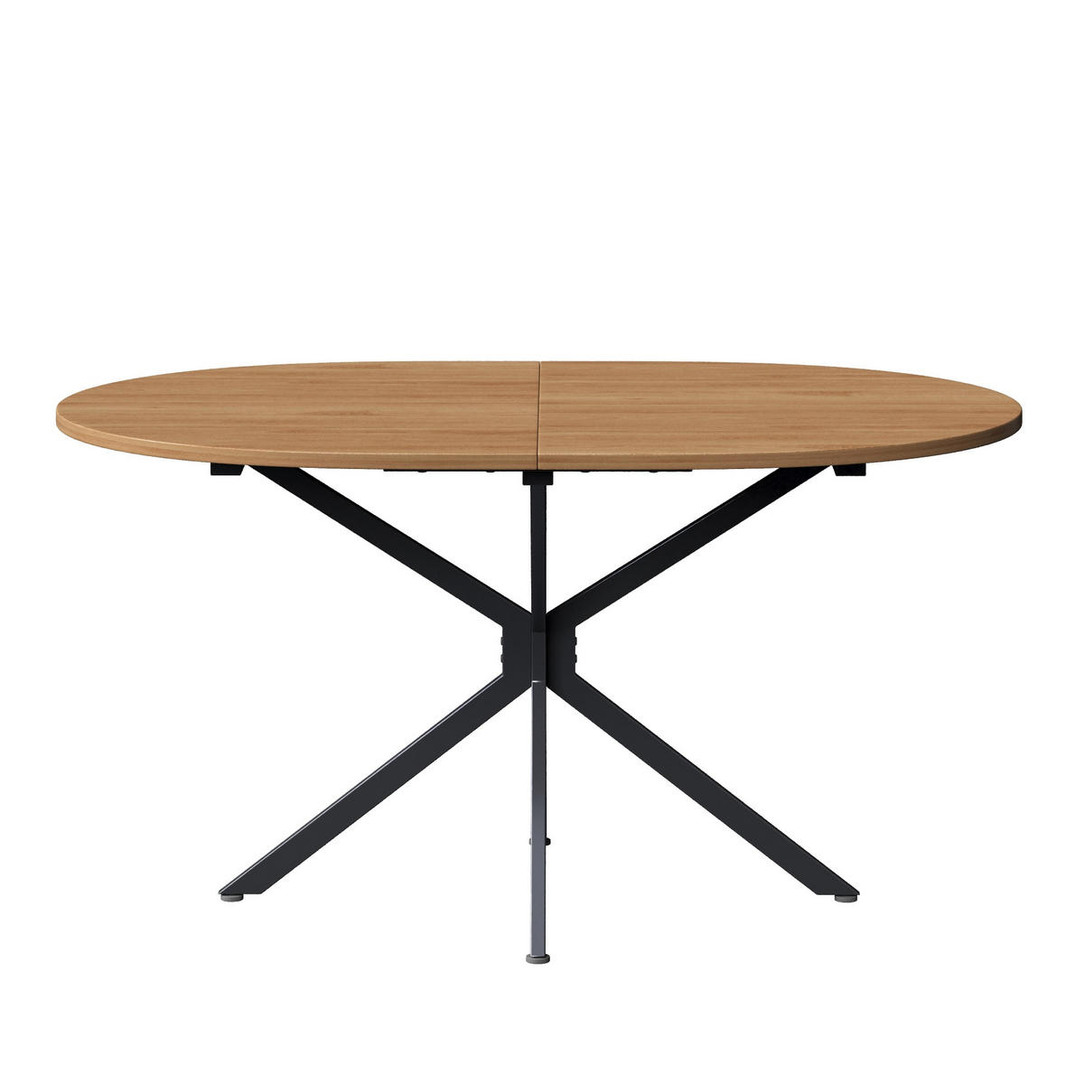 ESSTISCH aus MDF mit Kreuzbein-Design, 120/80/75,5 cm, Natur - Naturfarben, Holzwerkstoff (120/80/75.5cm) - Redom