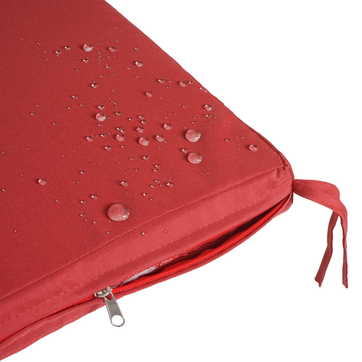 SITZBANK 2er 84x117x57cm Grau-meliert/Rot - Grau, Metall (117/87/57cm) - PROREGAL