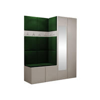 MOBILIER PENTRU HOL Orion XII - cașmir/verde, material plastic/compozit lemnos (158/186/46cm) - MIRJAN24