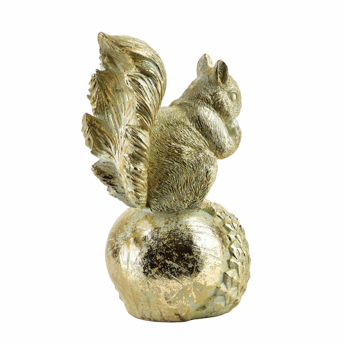 DEKOFIGUR Viver Gold 11x9x18 cm Keramik - Goldfarben, Keramik (9/18/11cm) - Mondex