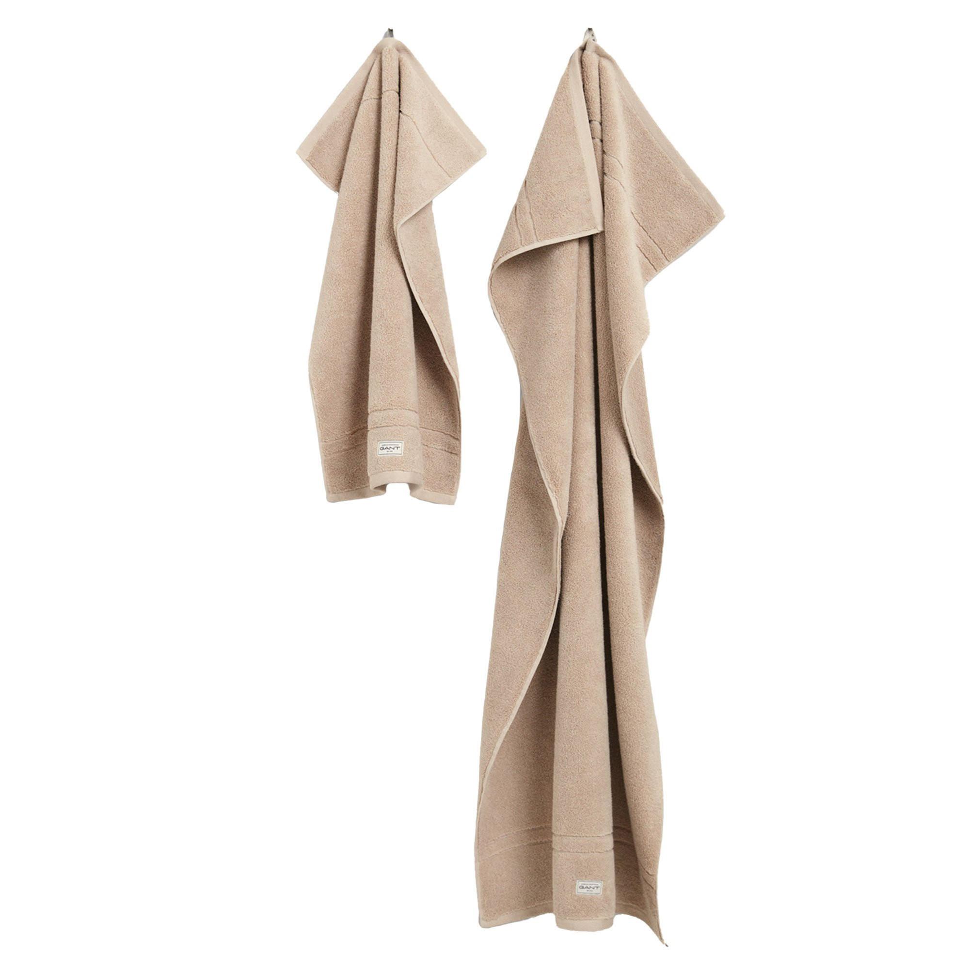 HANDTUCH Unisex Premium Towel Beige 4er Pack Baumwolle - Beige, Textil (70/50cm) - GANT