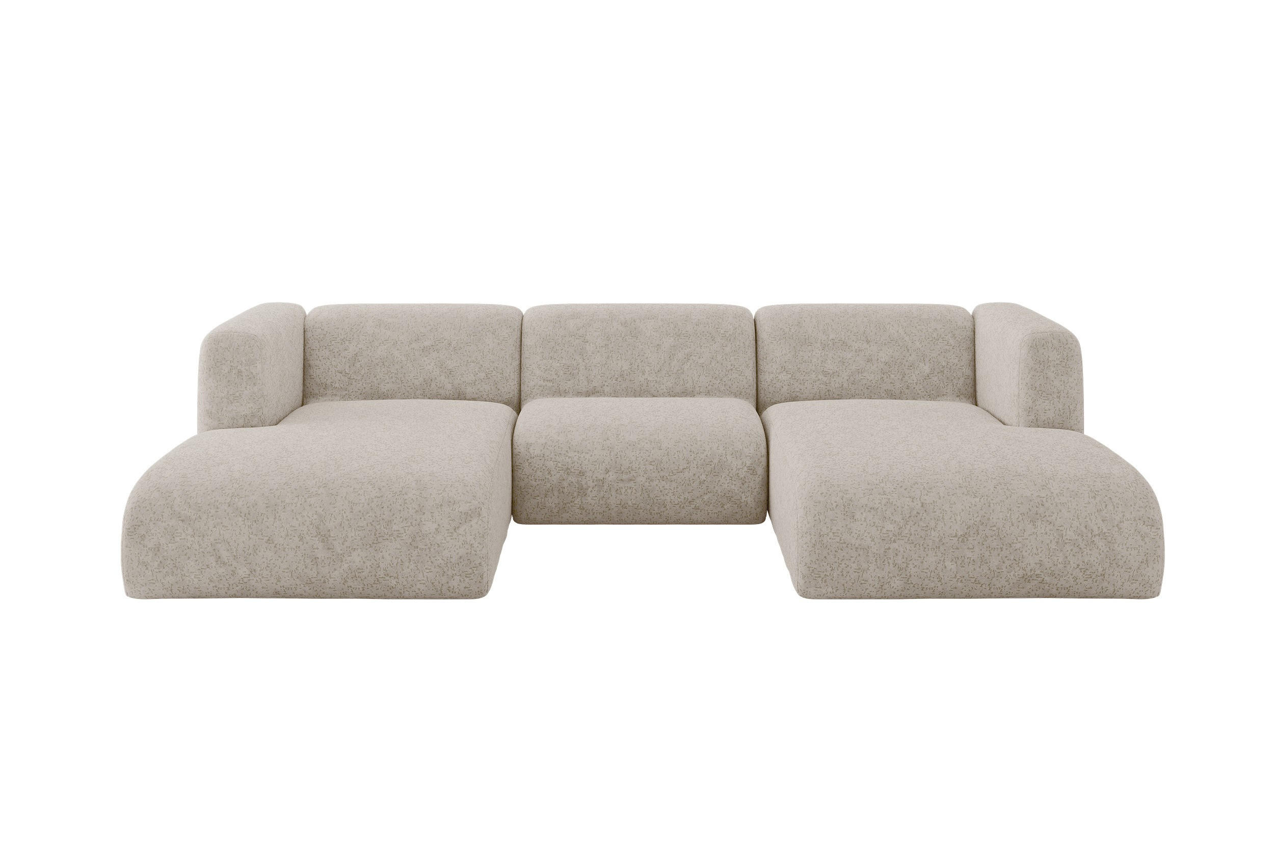 ALTDECOR SEDACÍ SOUPRAVA DO U MIRA-U1 317x179x70 Béžová Velur