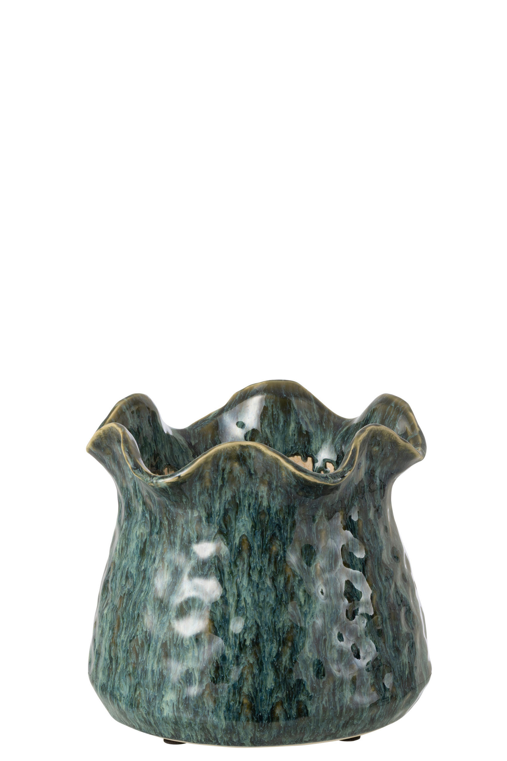 J-Line Blumentopf Blau 18 cm