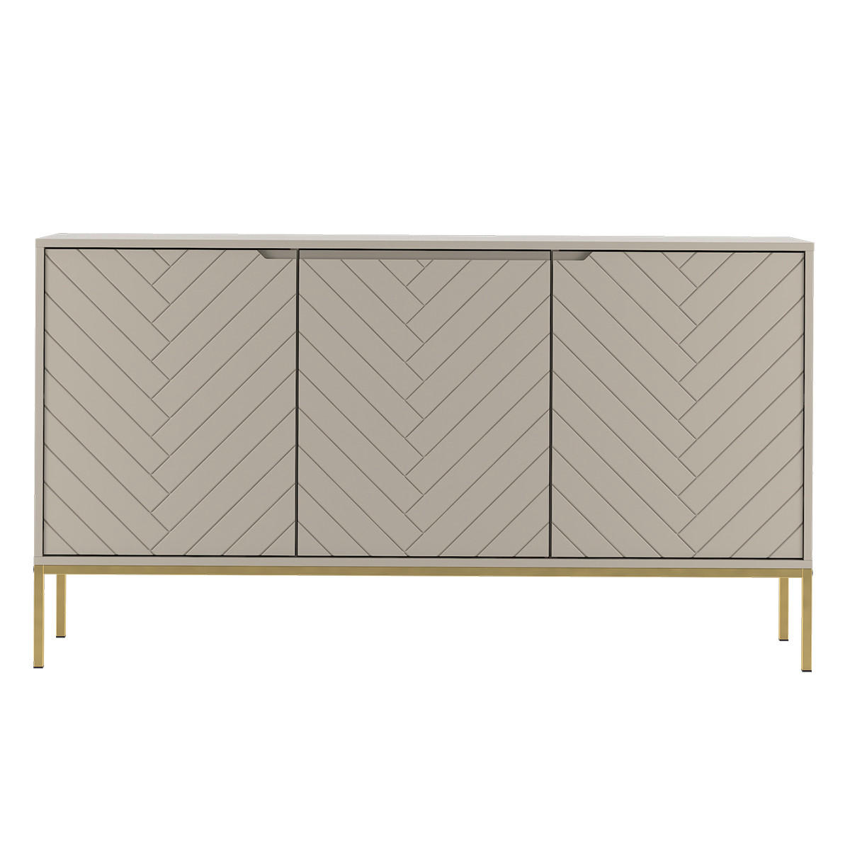 SIDEBOARD Daria Kaschmir - Beige, Holzwerkstoff (151/103/39cm) - Petits-meubles