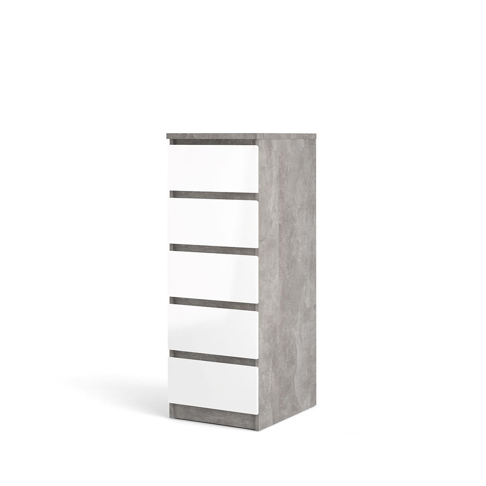 KOMMODE Beton Dekor - Grau, Holzwerkstoff (40/111/50cm) - ebuy24