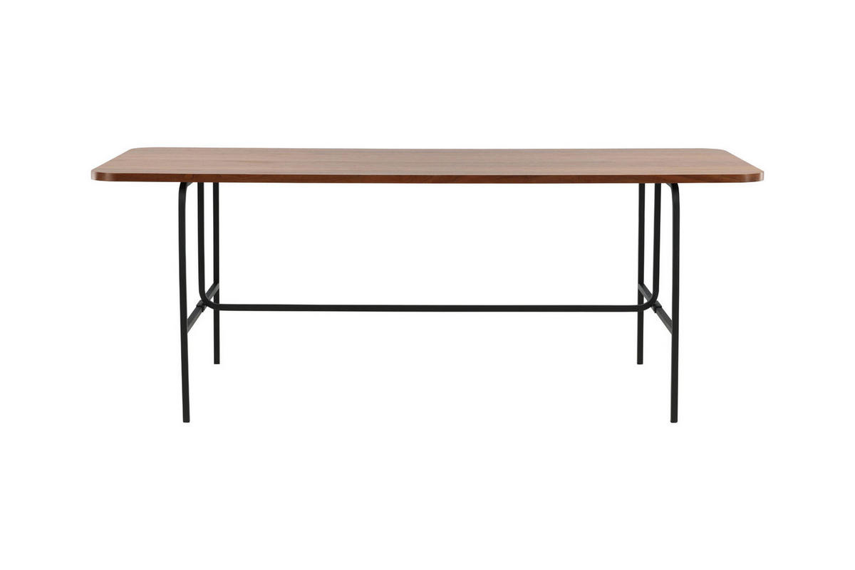 ESSTISCH 90x200 cm Nussbaum furniert - Nussbaumfarben, Holzwerkstoff (200/90/74cm) - ebuy24