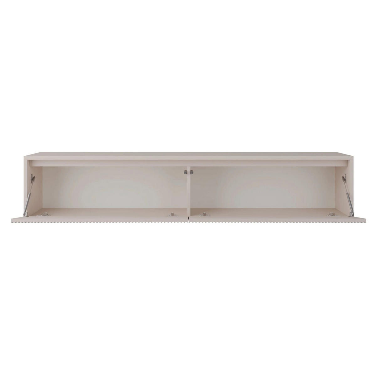 TV stolek Vemmi kašmírově šedý 180 cm - šedohnědá, kompozitní dřevo (180/35.5/31.8cm) - Selsey
