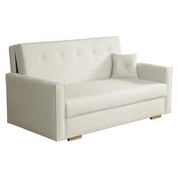 SCHLAFSOFA Viva Sonic III - Schwarz/Naturfarben, Holz/Textil (153/85/100cm) - MIRJAN24