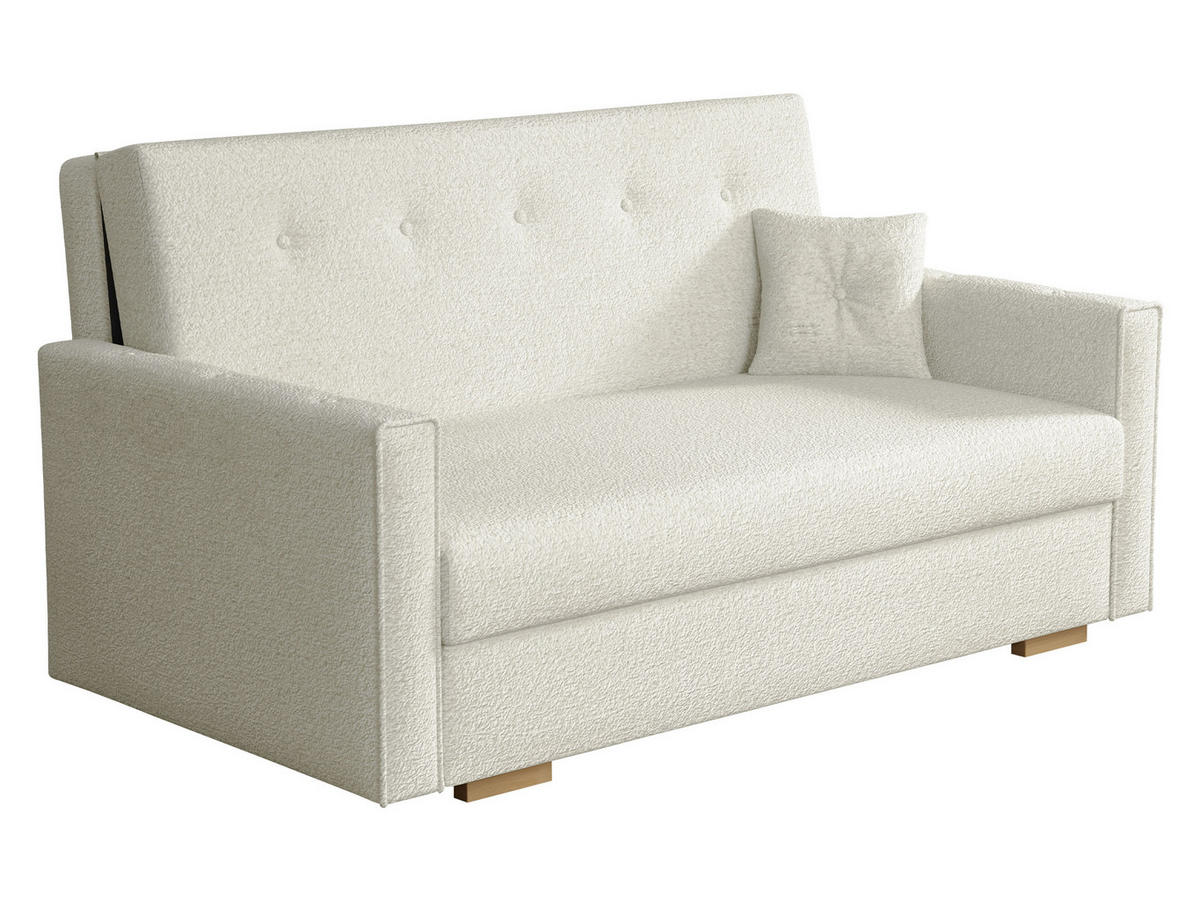 SCHLAFSOFA Viva Sonic III - Schwarz/Naturfarben, Holz/Textil (153/85/100cm) - MIRJAN24