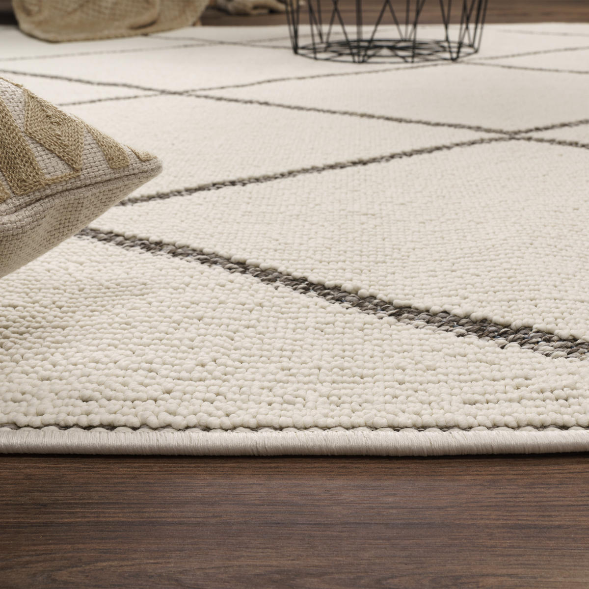 KURZFLORTEPPICH 120/160 cm München 533 - Grau, Textil (120/160cm) - Paco Home
