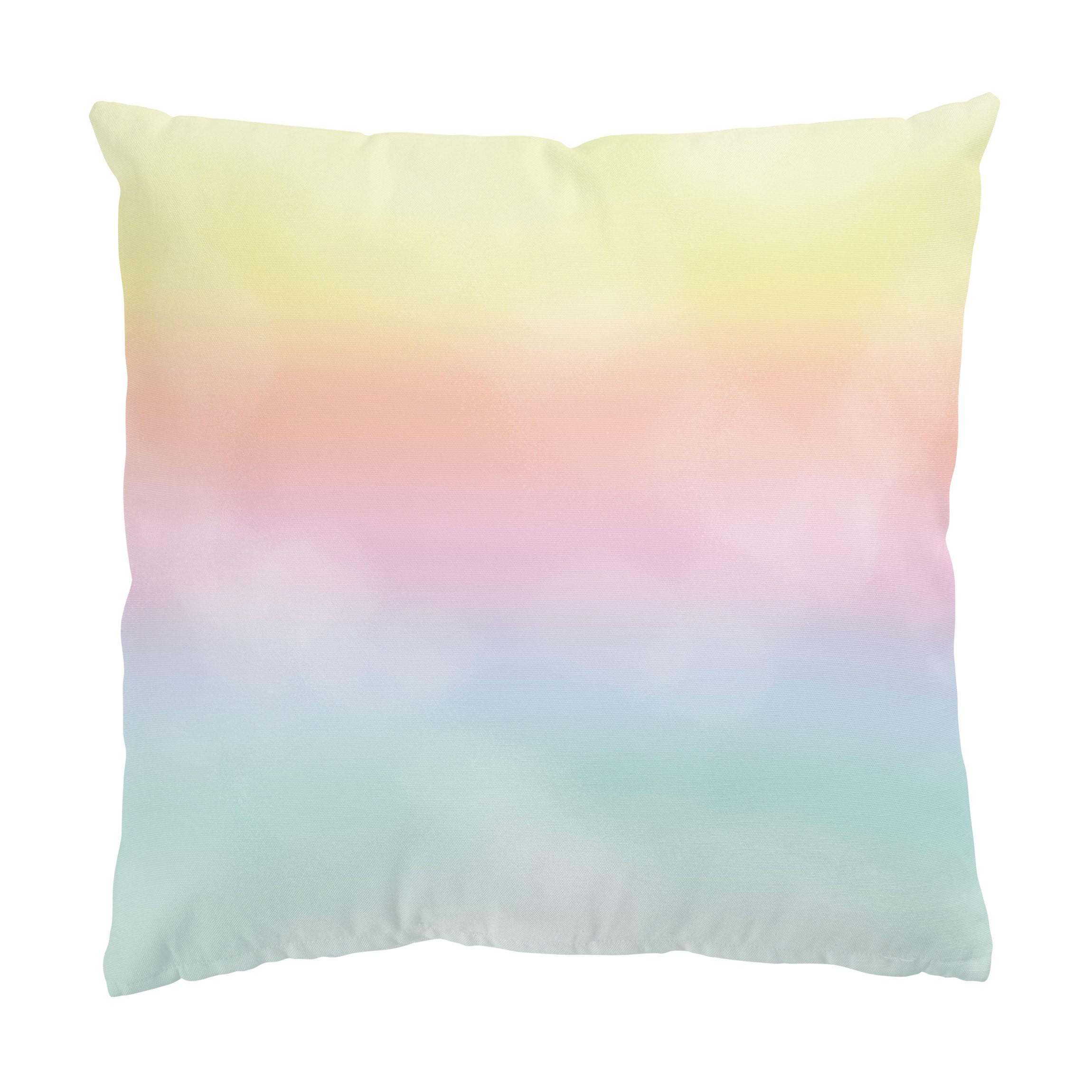 KISSENBEZUG Regenbogen Wasserfarben 50/50 cm - Multicolor, Textil (50/50cm) - Bilderwelten