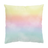KISSENBEZUG Regenbogen Wasserfarben 50/50 cm - Multicolor, Textil (50/50cm) - Bilderwelten