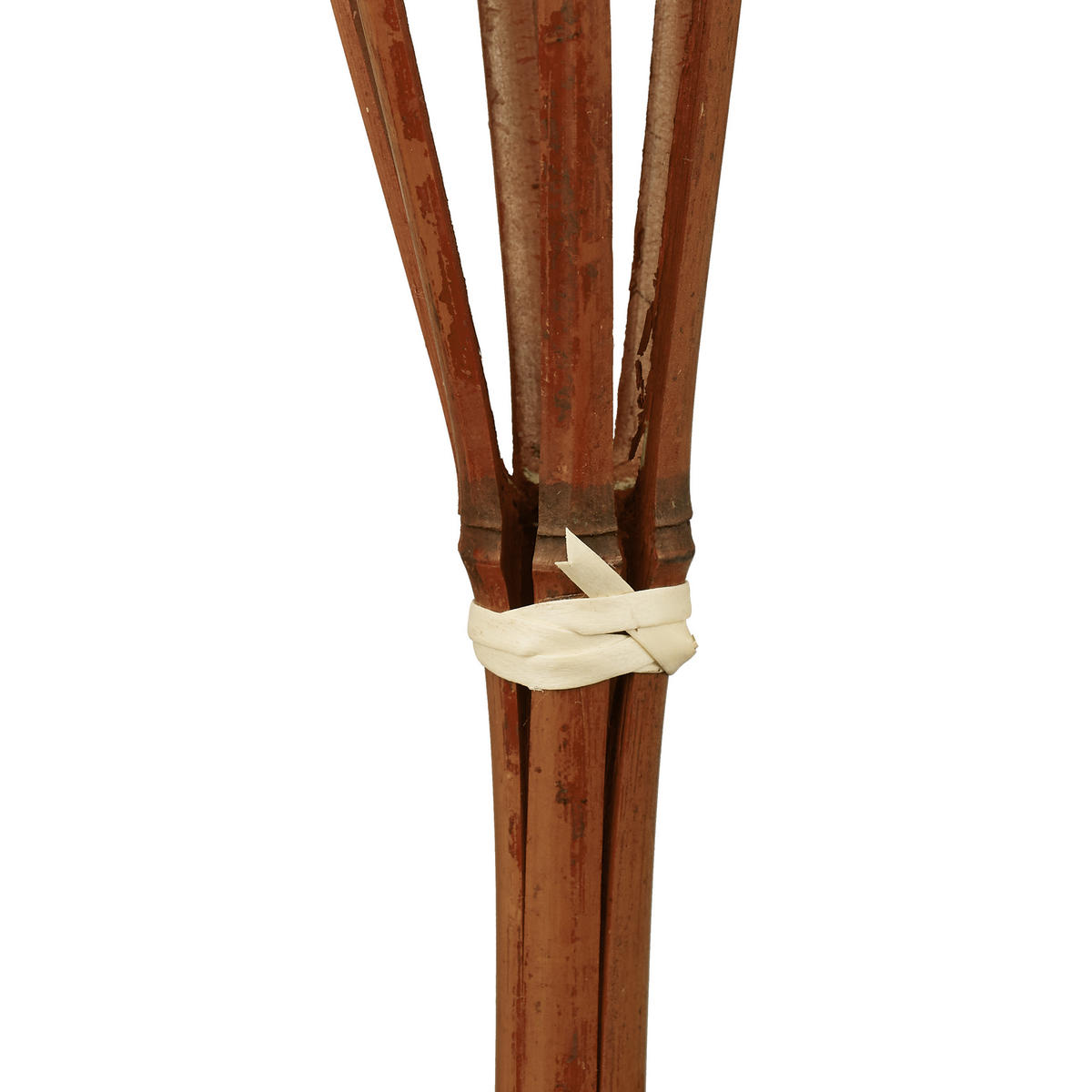 10XGARTENFACKEL - Braun, Holz/Metall (90cm) - Relaxdays