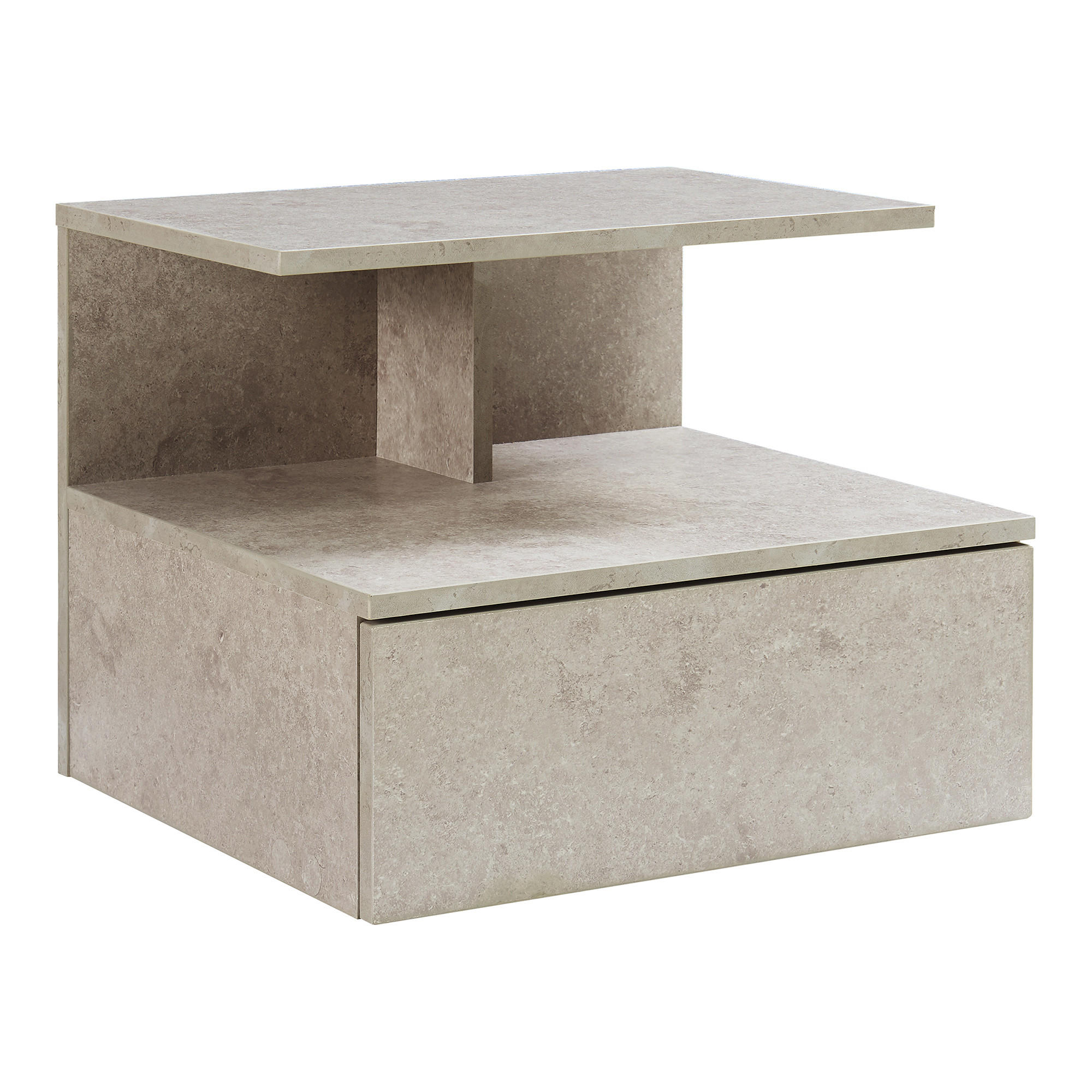 WANDSCHRANK Amberg - Graubraun, Holzwerkstoff (40/31/35cm) - [en.casa]