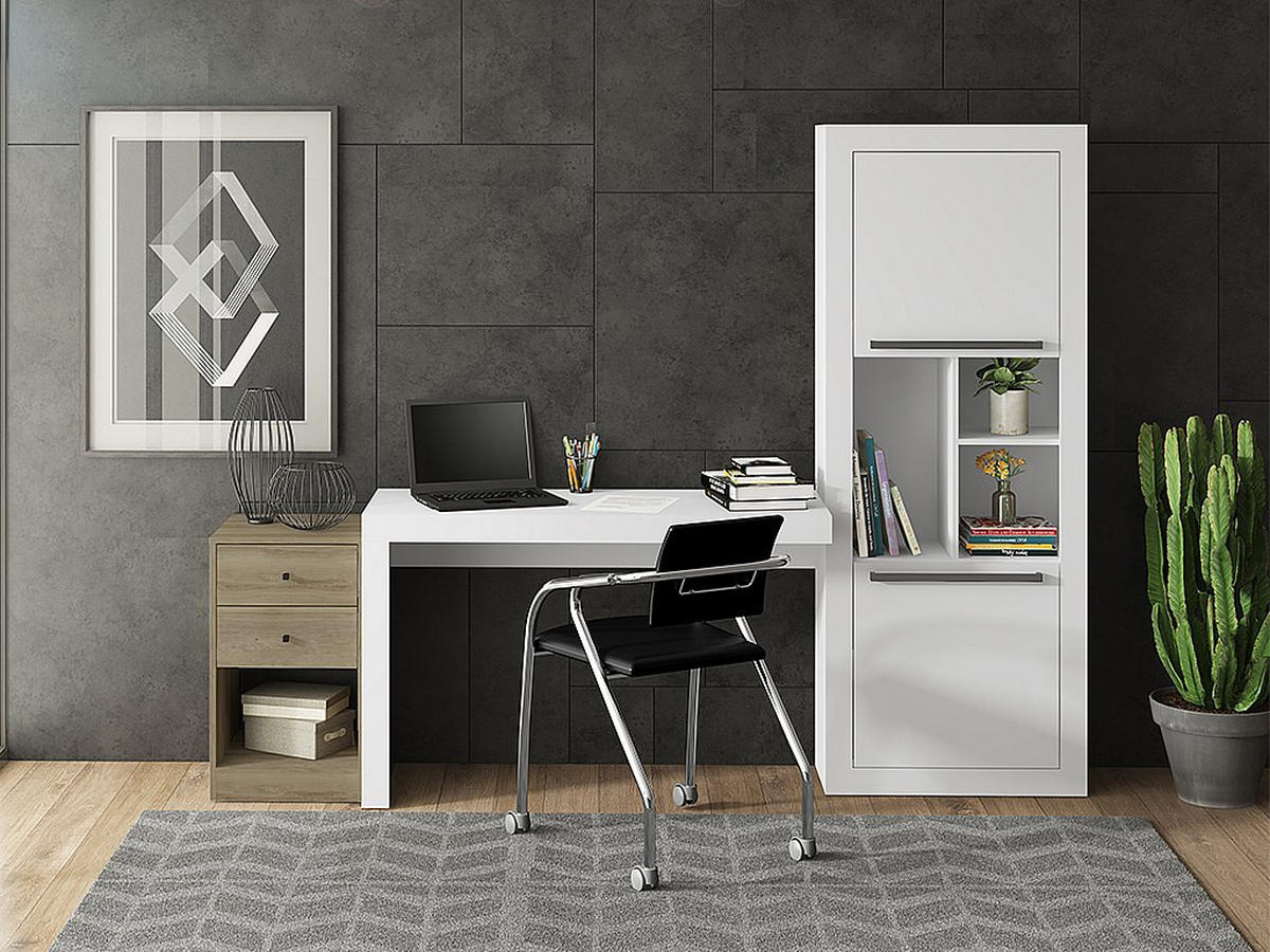 BÜCHERREGAL - 68.5 x 29.9 - holz - weiß Evan - Weiß, Holz (68.5/175.5/29.9cm) - Vente-Unique