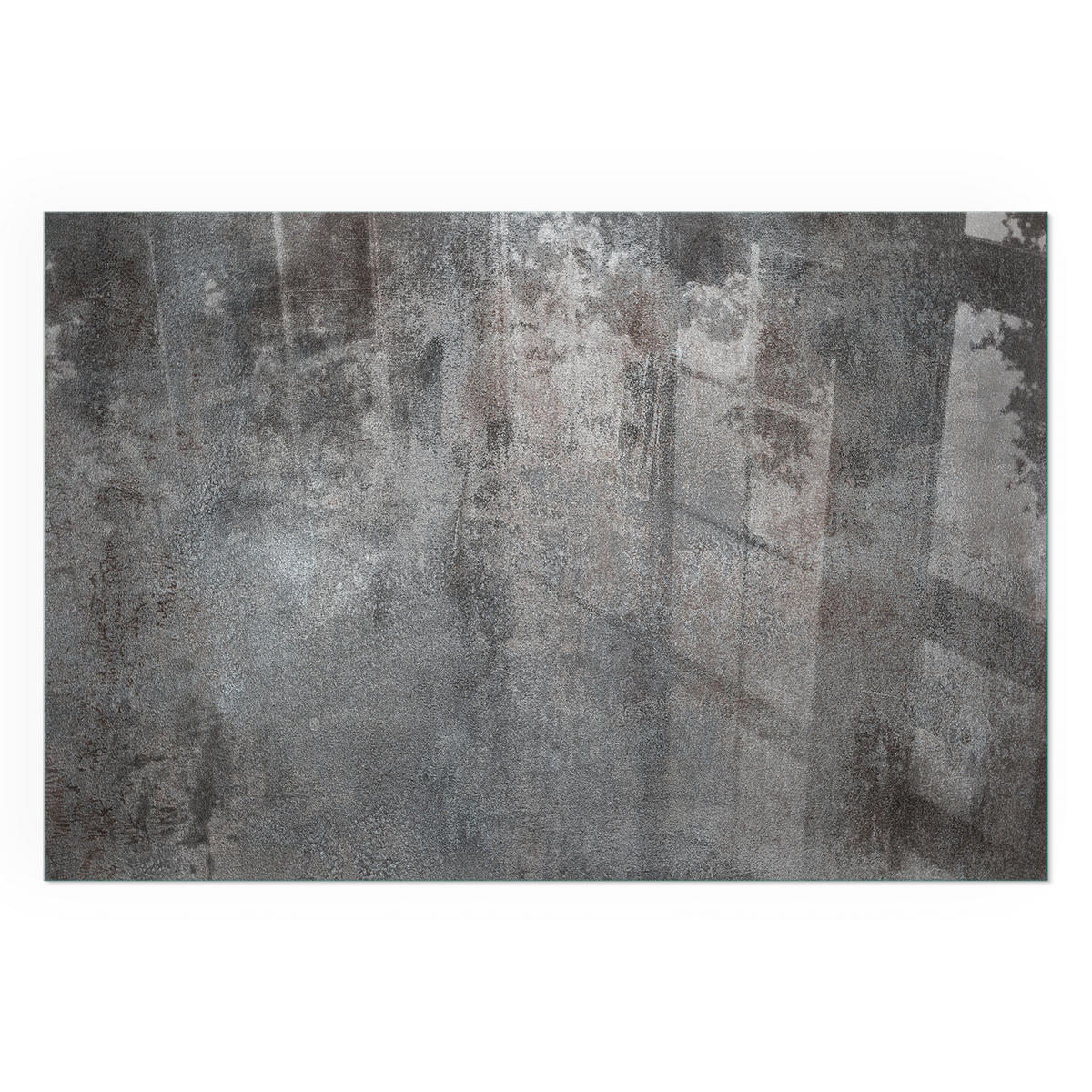 GLASPLATTE für Kamin 60x40 cm - Grau, Glas (60/40/0.4cm) - TULUP