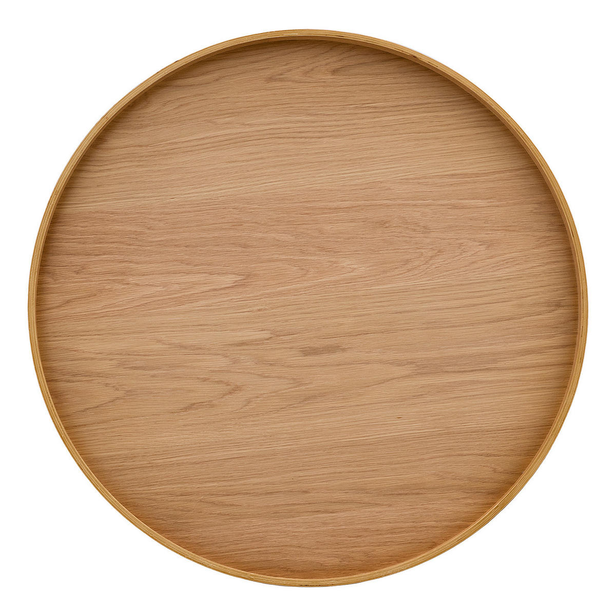 COUCHTISCH - Echtholzfurnier - Eichefarben, Holzwerkstoff (80/80/35cm) - home24