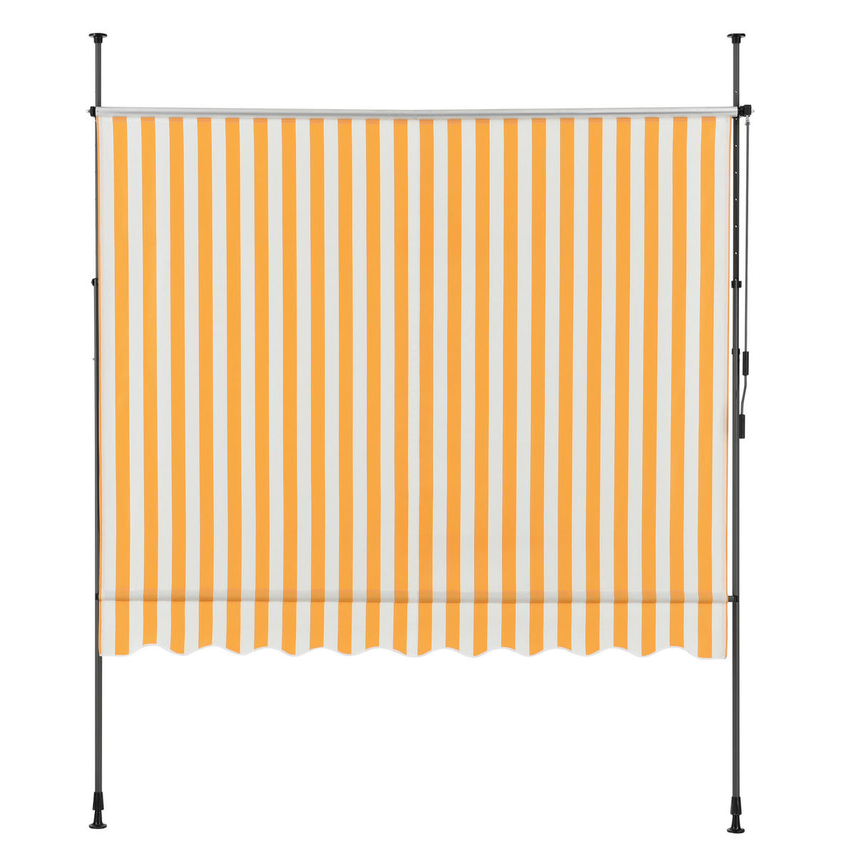 KLEMMMARKISE Stem - Gelb/Weiß, Textil/Metall (400/309/120cm) - pro.tec