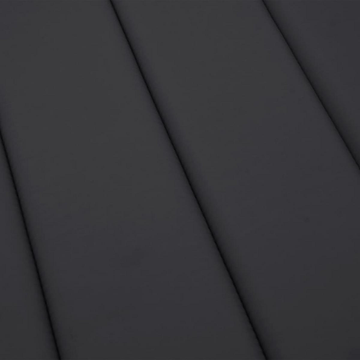 SONNENLIEGEN-AUFLAGE Schwarz 186/58/4 Cm Oxford-Gewebe - Schwarz, Textil (58/4/186cm) - vidaXL