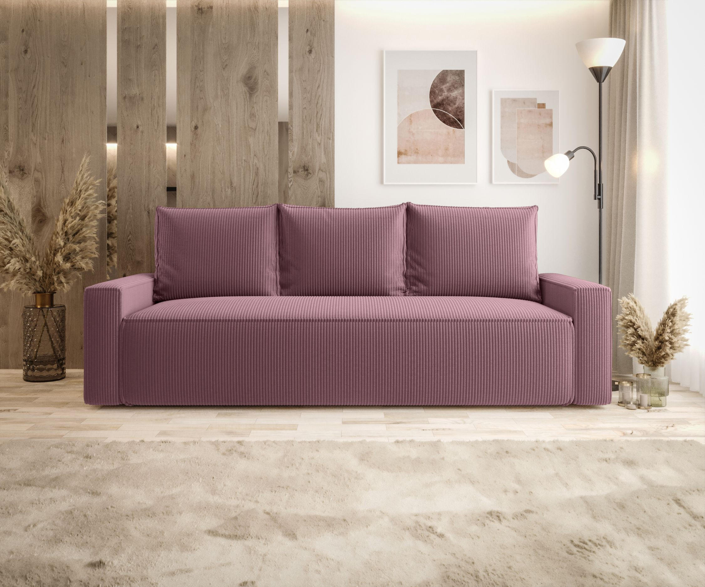 SOFA mit Schlaffunktion SAVIO Poso 130 - Flieder, Textil (232/90/90cm) - Bedante