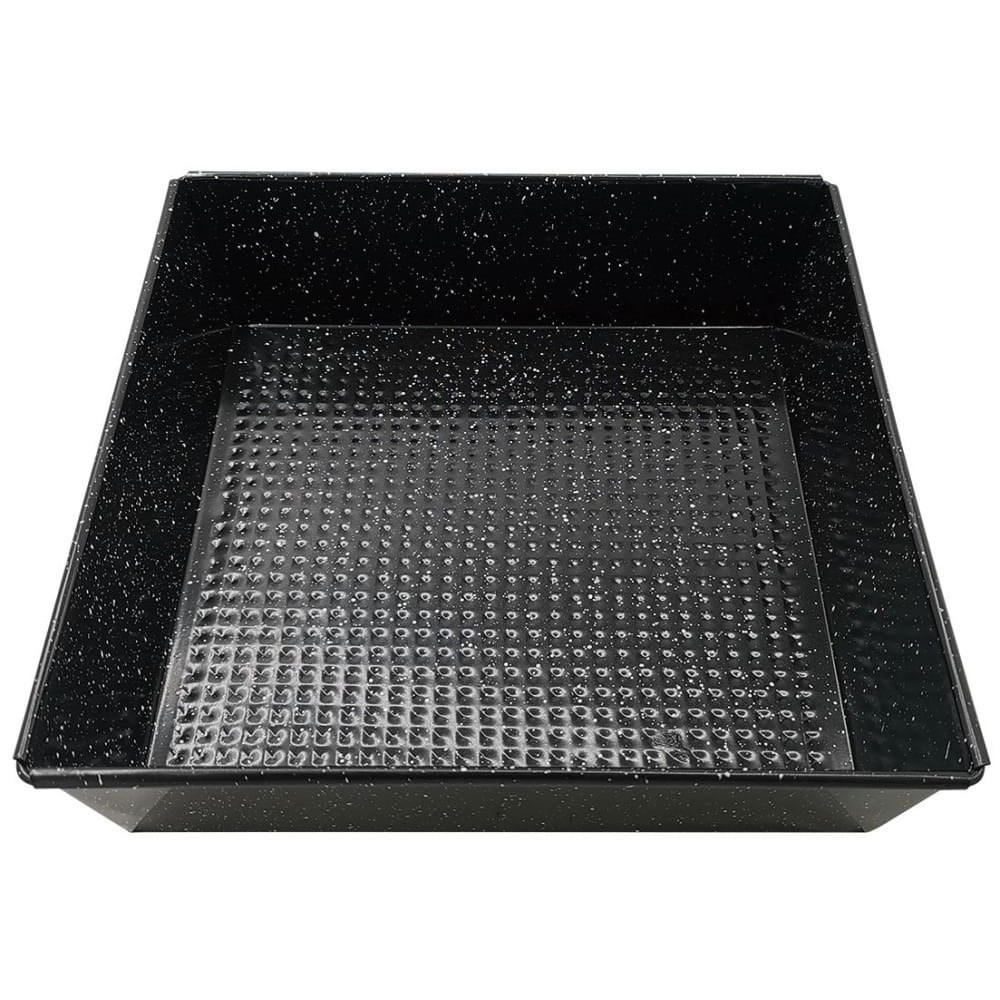 BACKFORM Schwarz 24/24/6 cm KH1774 - Schwarz, Metall (24/6/24cm) - Kinghoff 