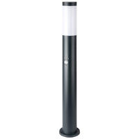 LED STEHLEUCHTE Edelstahl Anthrazit - Anthrazit, Metall (7.6/11/80cm) - Globo Lighting
