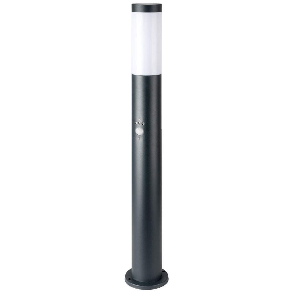 LED STEHLEUCHTE Edelstahl Anthrazit - Anthrazit, Metall (7.6/11/80cm) - Globo Lighting