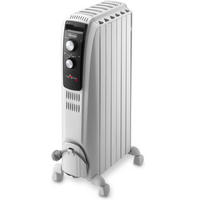 ÖLRADIATOR DRAGON- 1500W, Elektrische Heizung, Heizkörper, Heizgerät, mobile Elektroheizung, Elektroheizkörper, Elektro Konvektor, Heizlüfter - Schwarz/Weiß, Keramik/Kunststoff (28/63/14cm) - De'Longhi