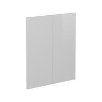 KUCHYŇSKÁ DVÍŘKA R-Line Bílá vysoký lesk - vysoce lesklá bílá, kompozitní dřevo (59.2/71.3/1.6cm) - Vicco