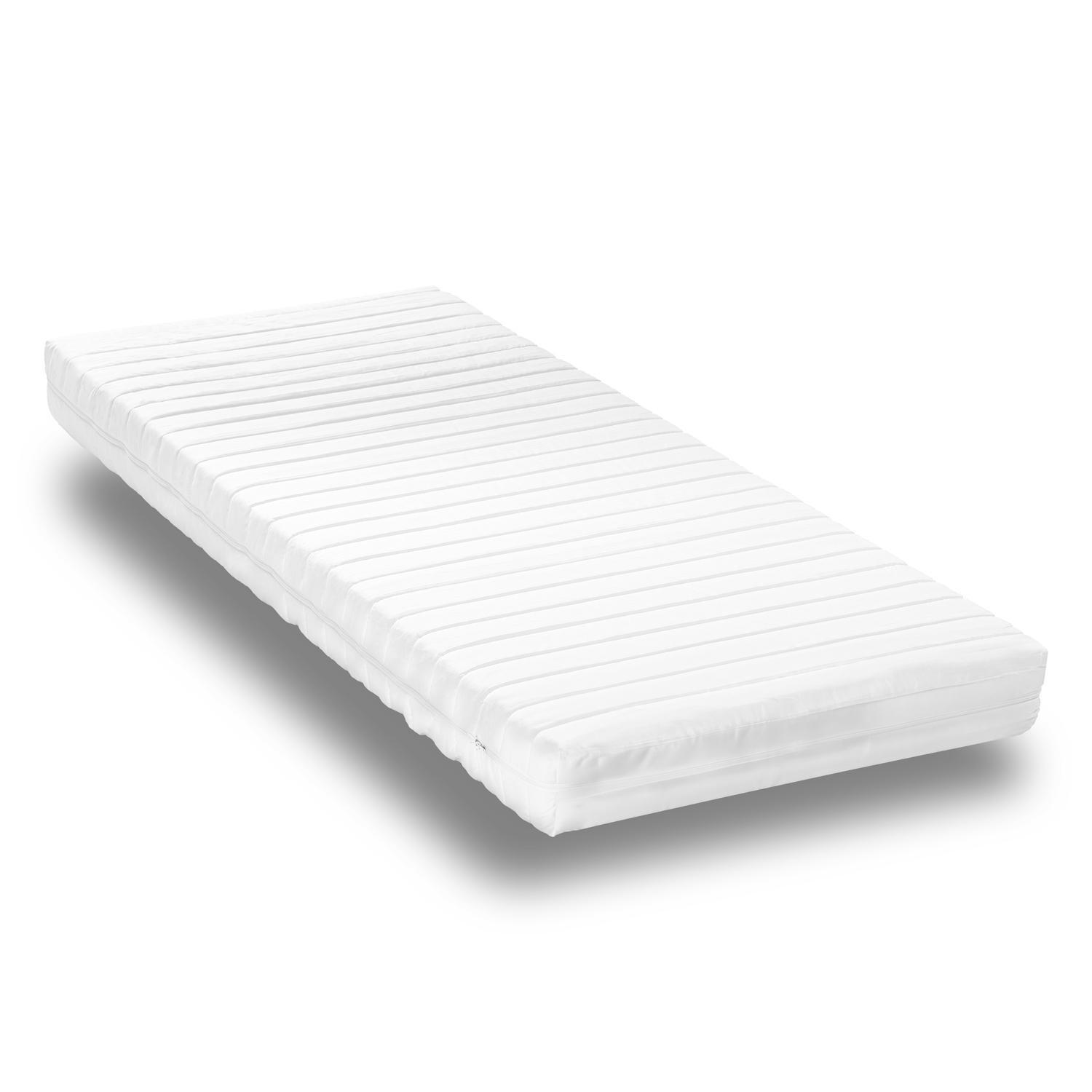 KALTSCHAUMMATRATZE K16 90x190 cm - Weiß, Textil (90/190cm) - Matratzen Discount
