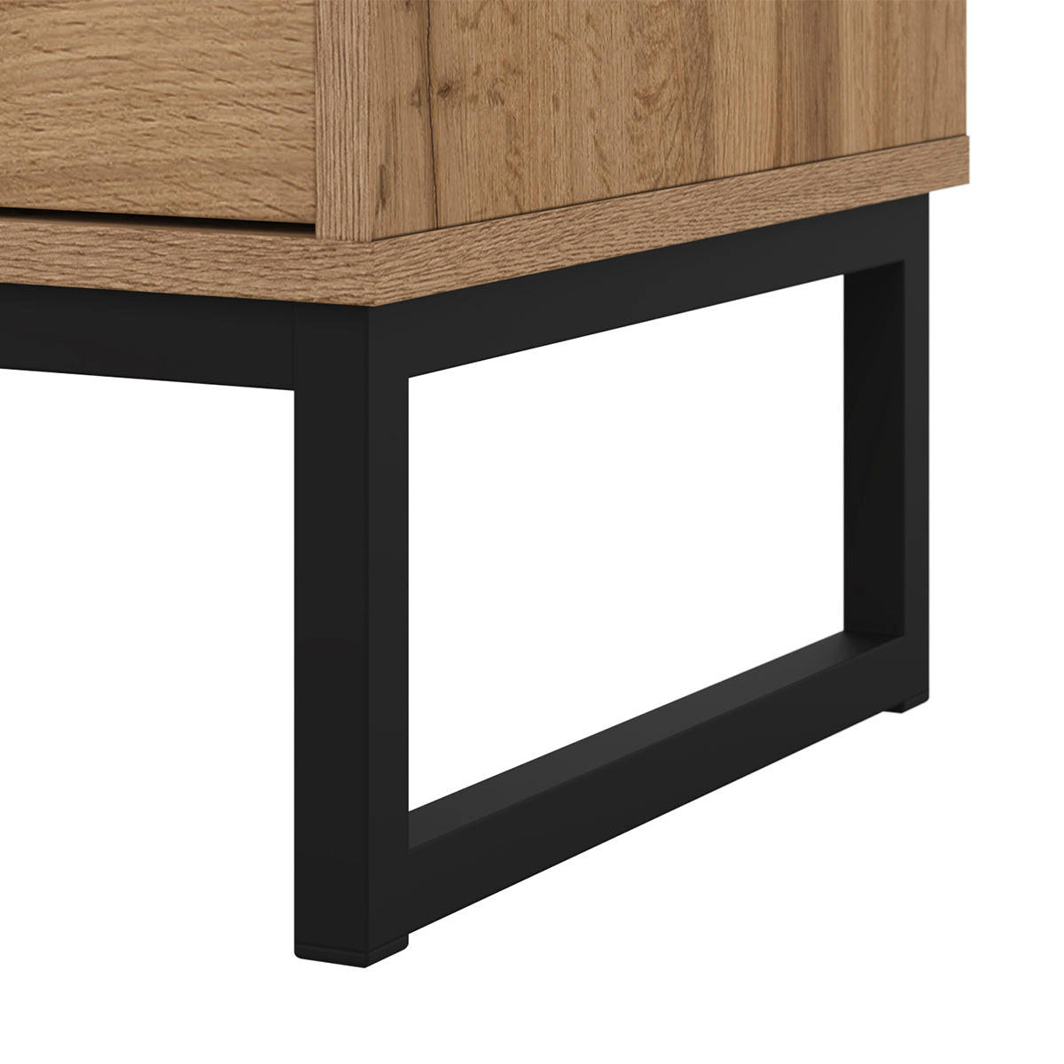 VITRINA Loa Drvo - smeđa, drvni materijal (53.5/180/36.5cm) - Petits-meubles