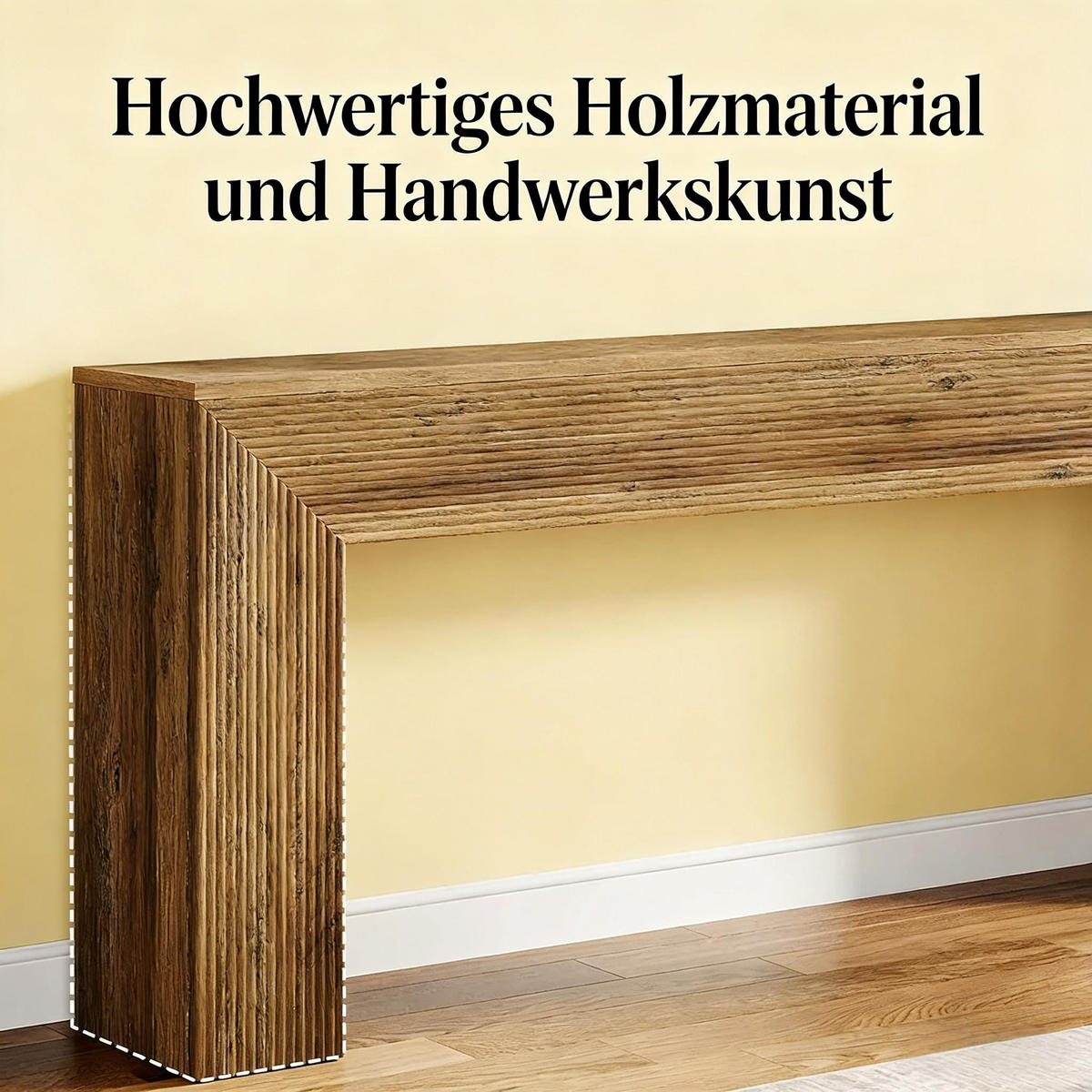 KONSOLENTISCH Braun 160/30/85 cm - Braun, Holzwerkstoff (30/160/85cm) - PANGIVO