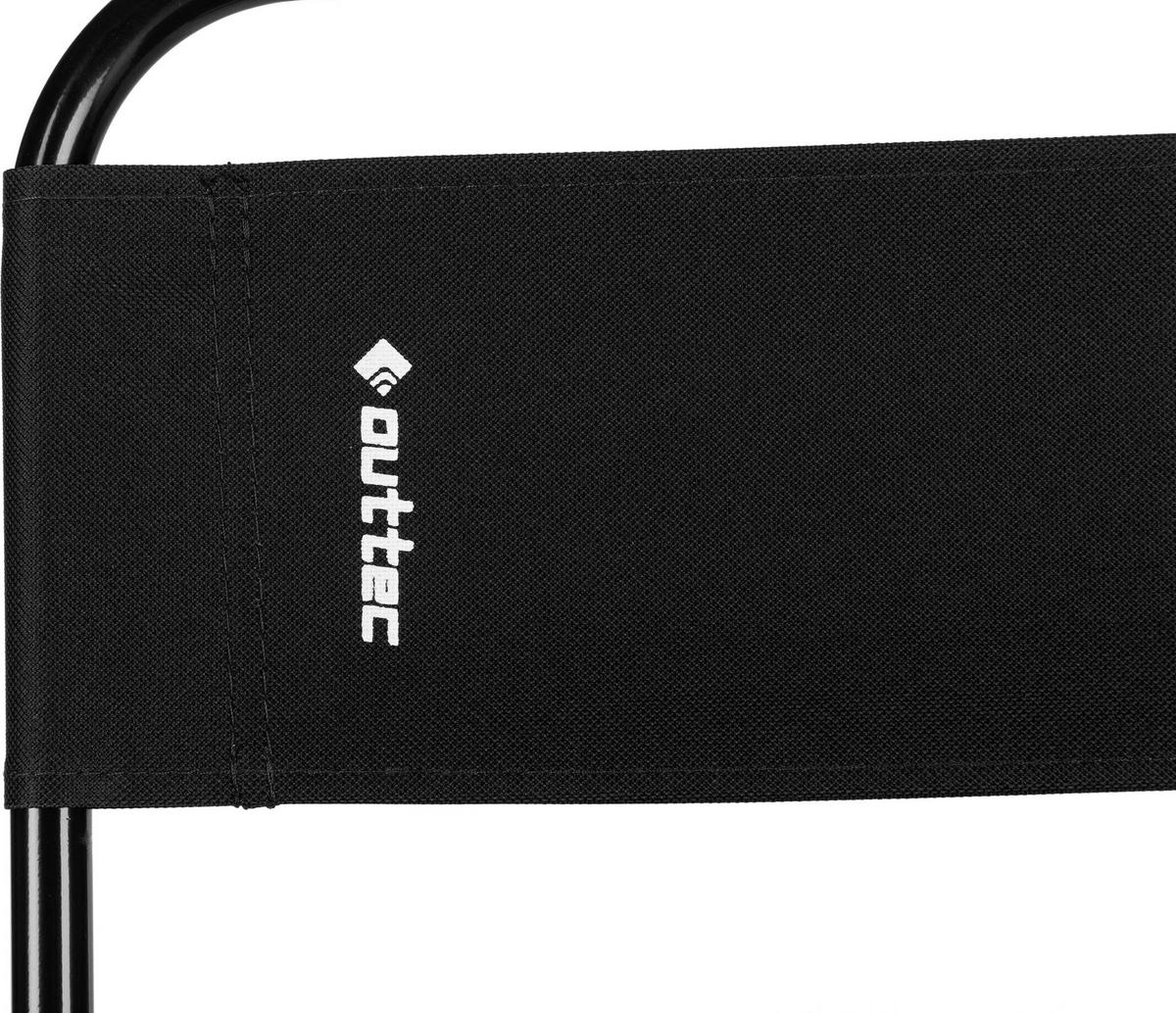 KLAPPSTUHL bis 100 kg - Schwarz, Textil/Metall (35/58/35cm) - Outtec