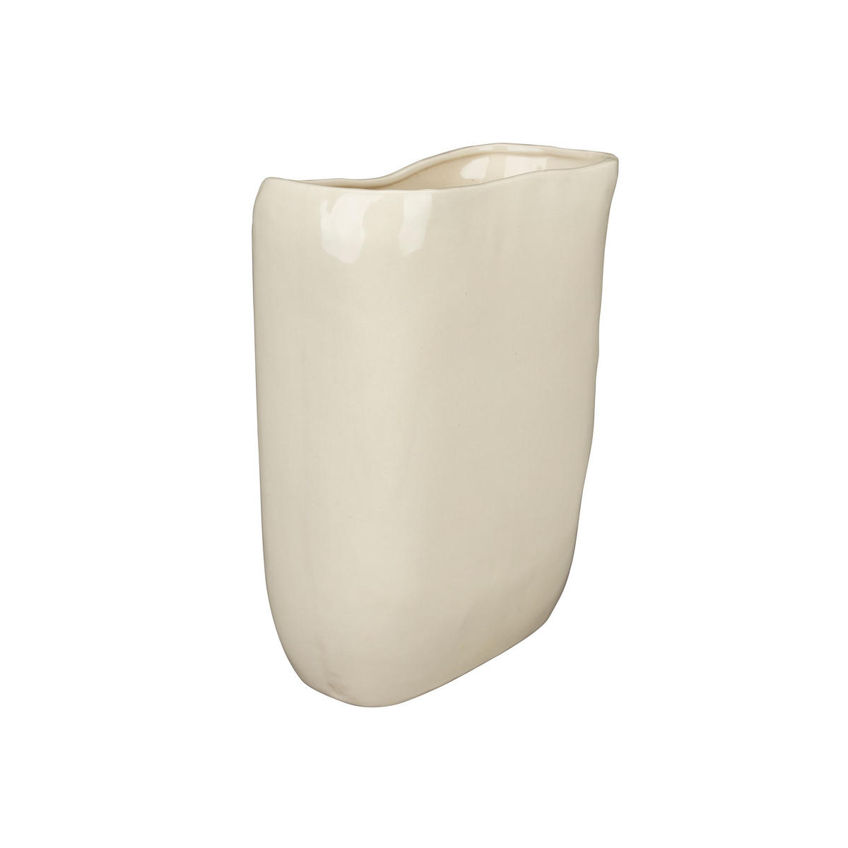 VASE Edna 24 cm Beige - Beige, Keramik (24cm) - Dutchbone